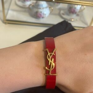 ✨❤️ YSL Red Patent Leather Bracelet ❤️✨